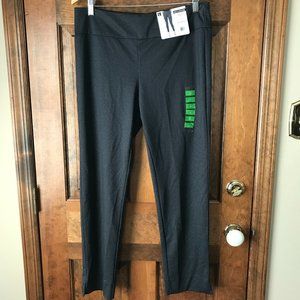 NWT Zac & Rachel Black w/Gray Mini Dot Compression Ponte Slim Ankle Pants Large